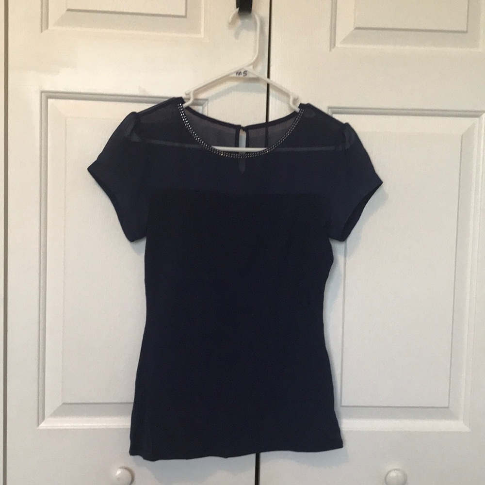 Express Navy blue blouse